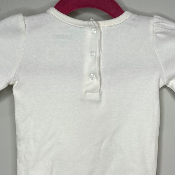 Gymboree Candy Cane Long Sleeve Bodysuit Size 0-3 Mon. NEW Christmas Holiday - Picture 6 of 10